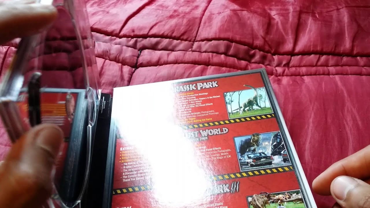 Jurassic Park Ultimate Trilogy Blu-ray Unboxing