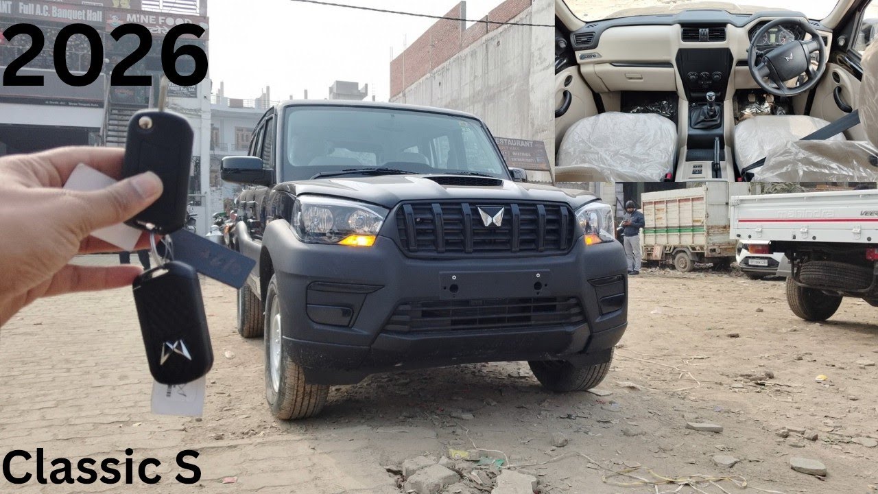 ये हैं असली माफिया SUV🖤Mahindra Scorpio Classic S Base Model 2026 #viral