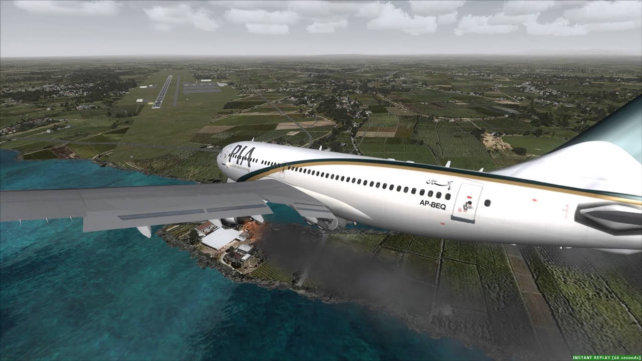 PIA Airbus A310 Emergency Landing Colombo Sri Lanka