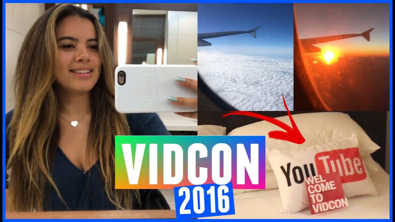 ARRIVING TO VIDCON 2016 | Creators Goodie Bag Haul