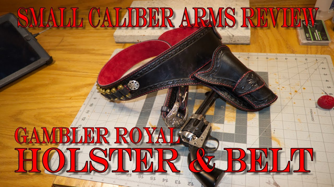 Gambler Royal Gunbelt - Making a custom suede lined buscadero rig.