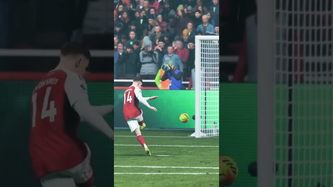 Viktor Gyökeres's Penalty v Alisson Becker at the Emirates Stadium 