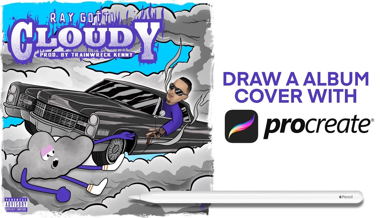 Draw a Album Cover with Procreate | From Start to Finish