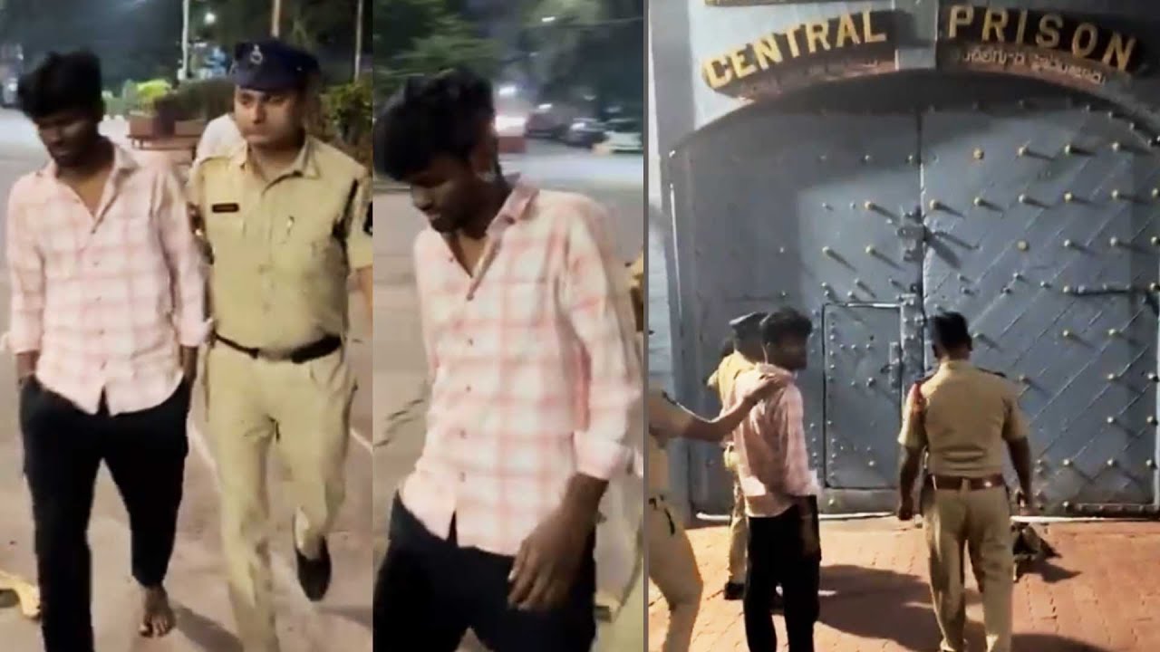 Bigg Boss 7 Pallavi Prashanth Visuals @ Chanchalguda Central Jail | Pallavi Prashanth Arrest
