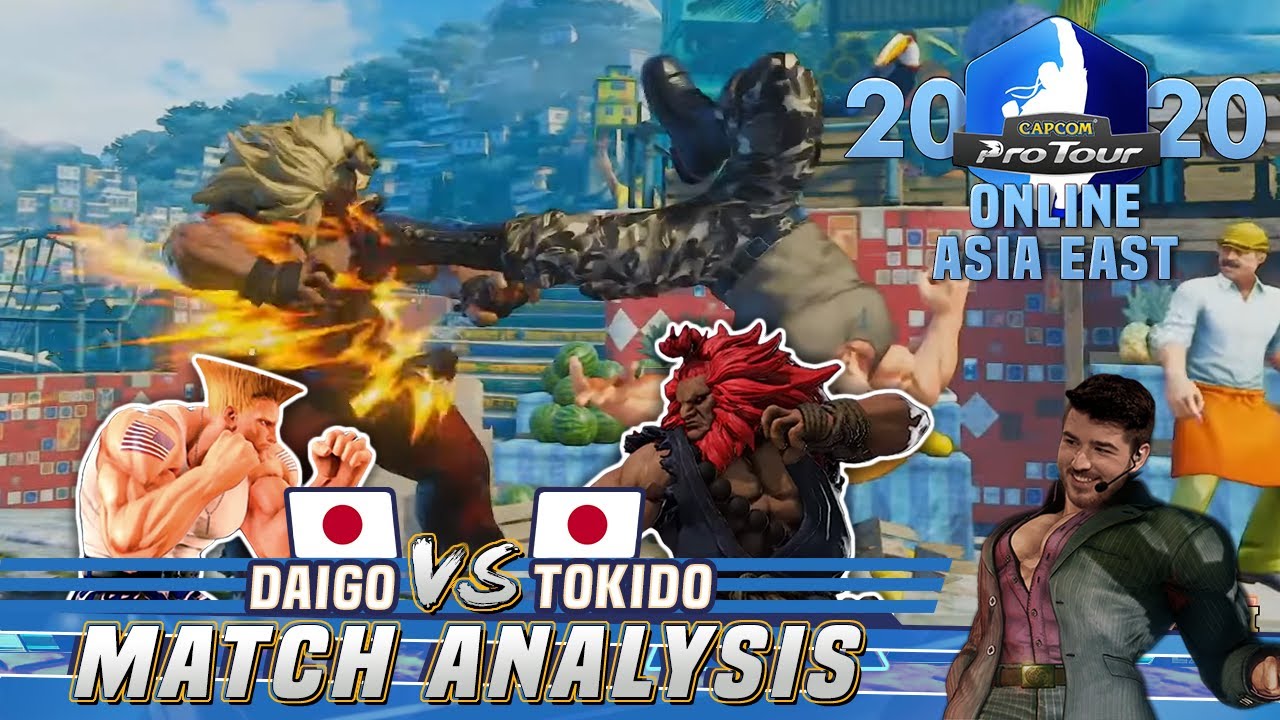 SFV CE Match Analysis: CPT Online Asia East 1 - Daigo (Guile) vs. Tokido (Akuma)