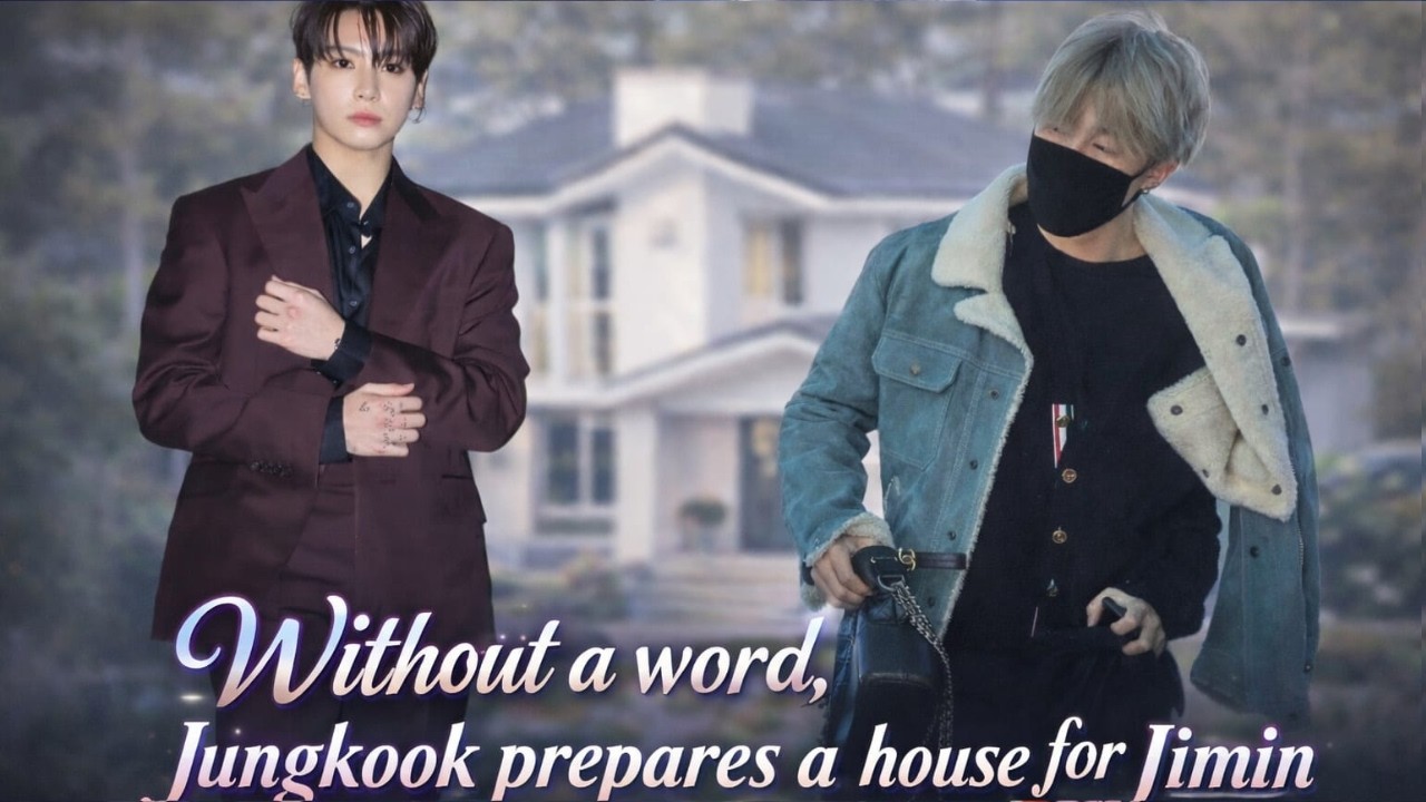 Without a word, Jungkook prepares a house for Jimin