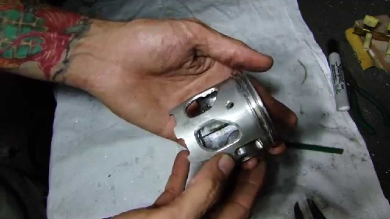Preparação simples pistão 2 tempos - Luthier Coruja Curitiba