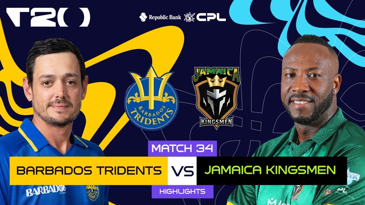Highlights | Barbados Tridents vs Jamaica Kingsmen | CPL 2026