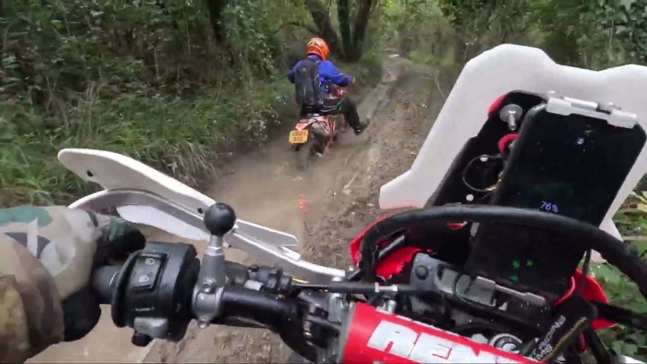 Honda CRF rides Salisbury Plain with a couple of mates