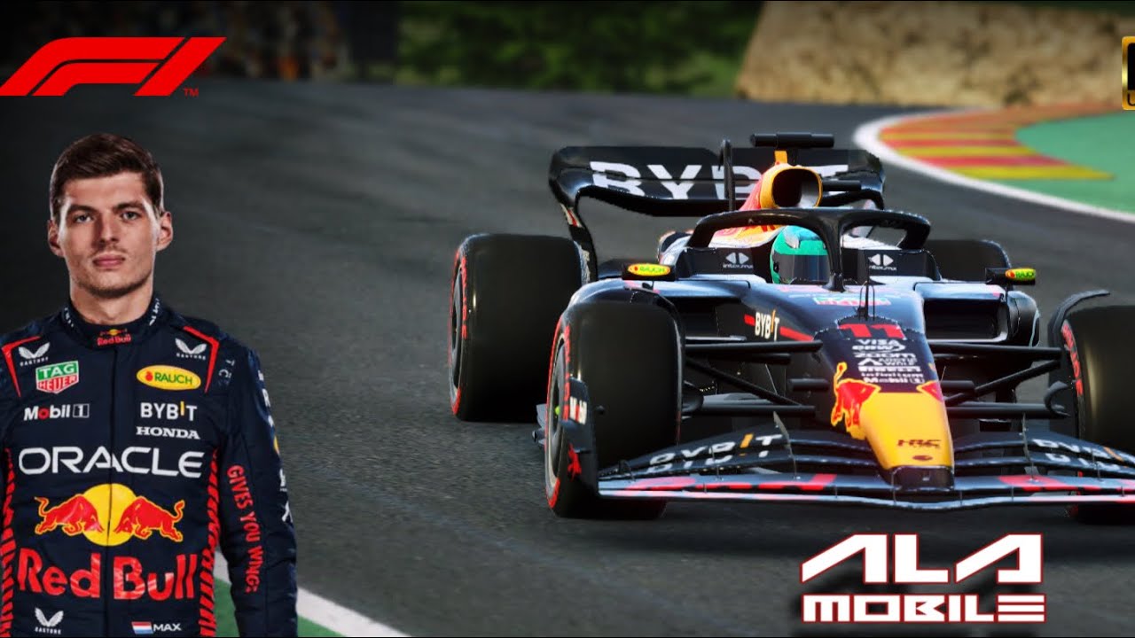 Ala mobile vs real life |Max Verstappen's Pole Lap on SPA-Francorchamps
