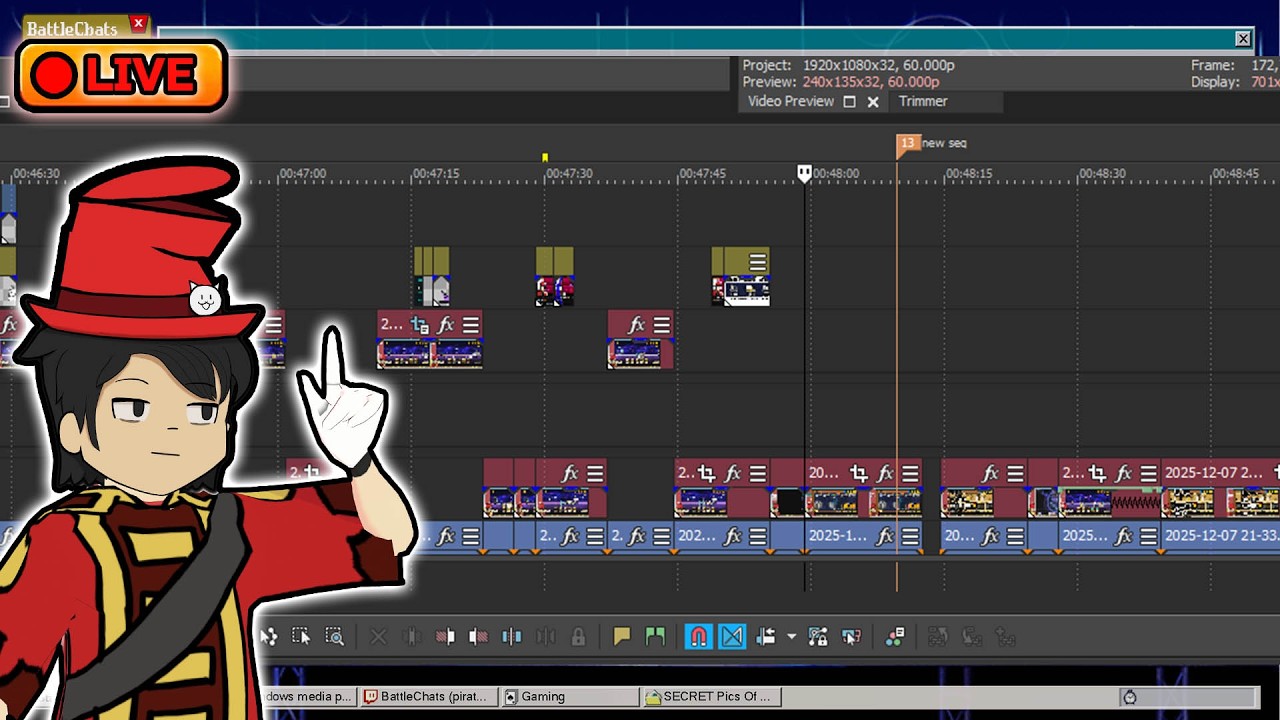 video editing and MAYBE thumbnailing