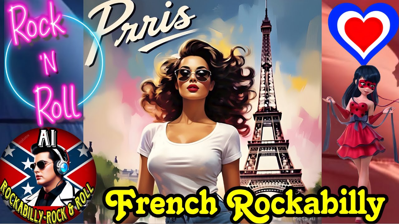 Rockabilly In French (AI Song) Les Femmes Francaises Sont Sexy #rockabilly #frenchrockabilly