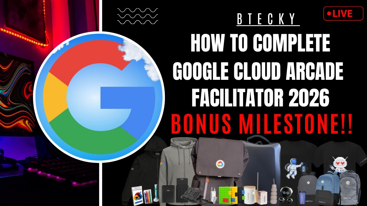 Как выполнить бонусный этап Google Arcade Facilitator || Заработайте 10 баллов Arcade || Смотреть...