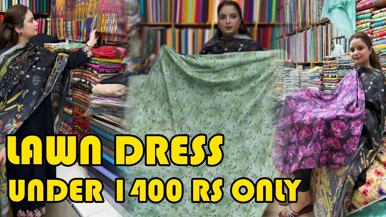 Chikan Kari & Lawn Dresses1400 Rs | Printed Dupattas Rs.700 | Lal Kurti Bazar Rawalpindi