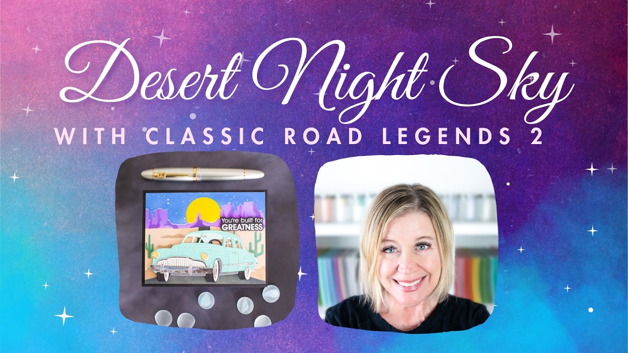 ПРОСТОЙ фон &laquo;Ночное небо&raquo; для открытки &mdash; Classic Road Legends 2