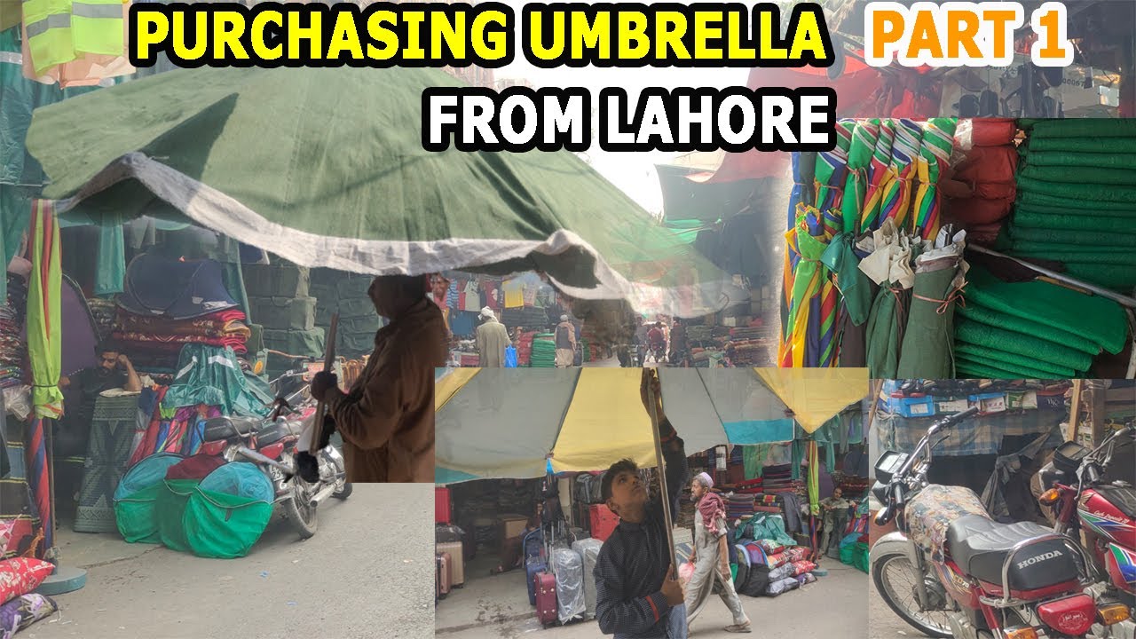LAHORE TARPAL AND UMBRELLA MARKET VISIT & PURCHASING|BY moby shah