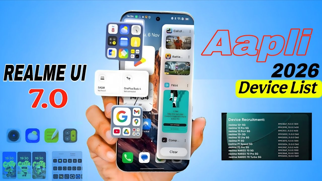 Realme UI 7.0 Upcoming April 2026 Update | Realme UI 7 Android 16 March 2026 Update & Top Features ⚡