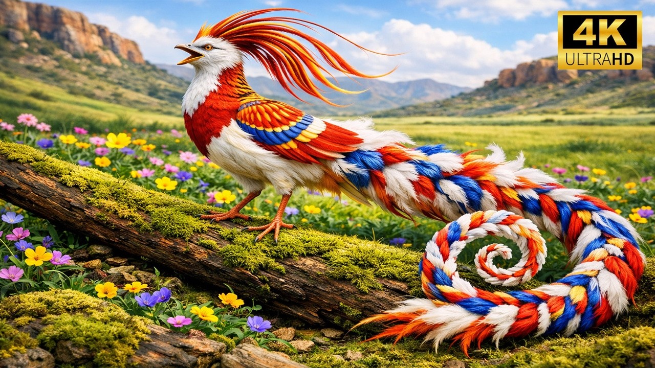 Nature’s Hidden Wonders: Birds With the Most Extraordinary Tails | 4K ASMR