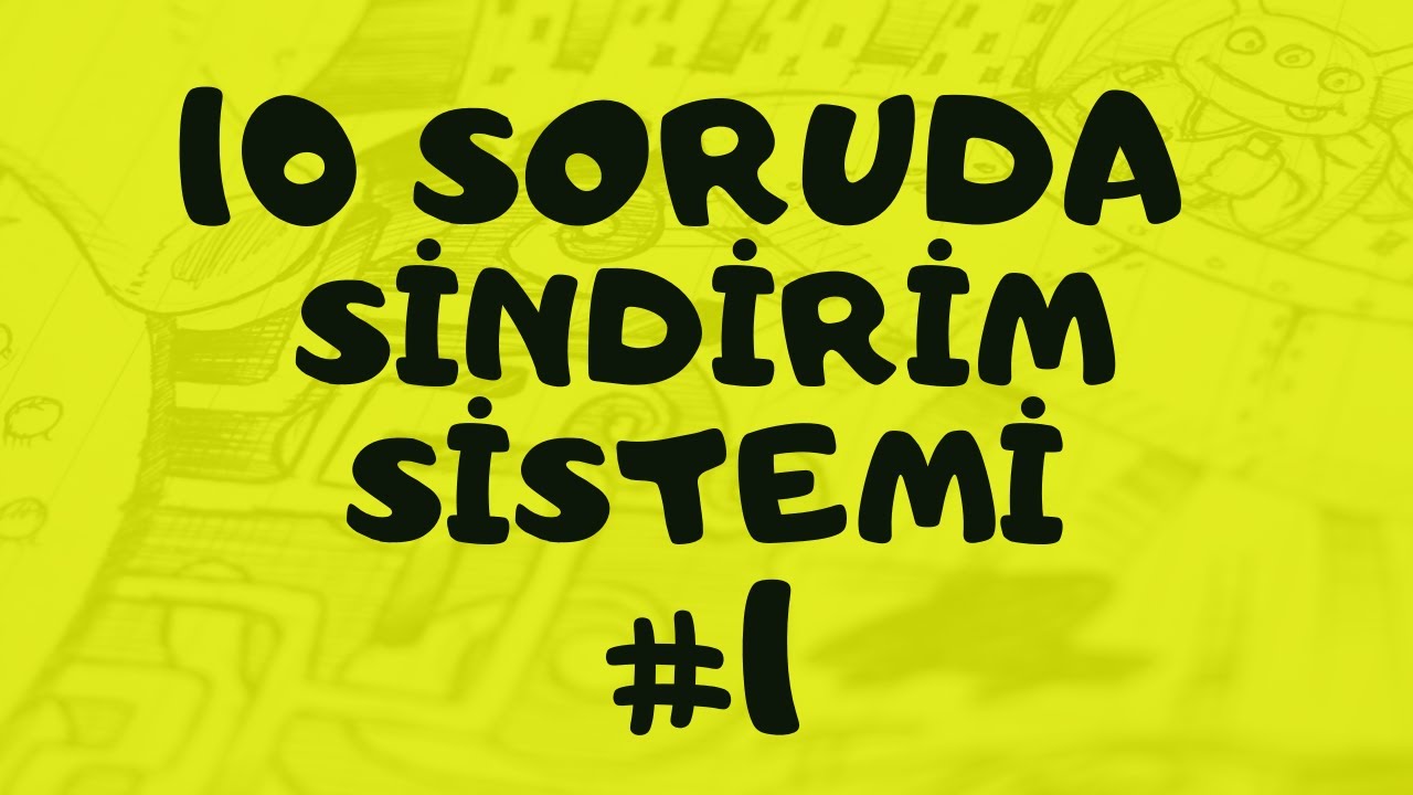 10 SORUDA SİNDİRİM SİSTEMİ | 1 | (kesinlikle öğreneceksin)