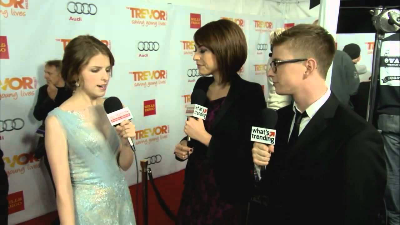 Anna Kendrick and Brittany Snow Red Carpet Interview Trevor Live 2012