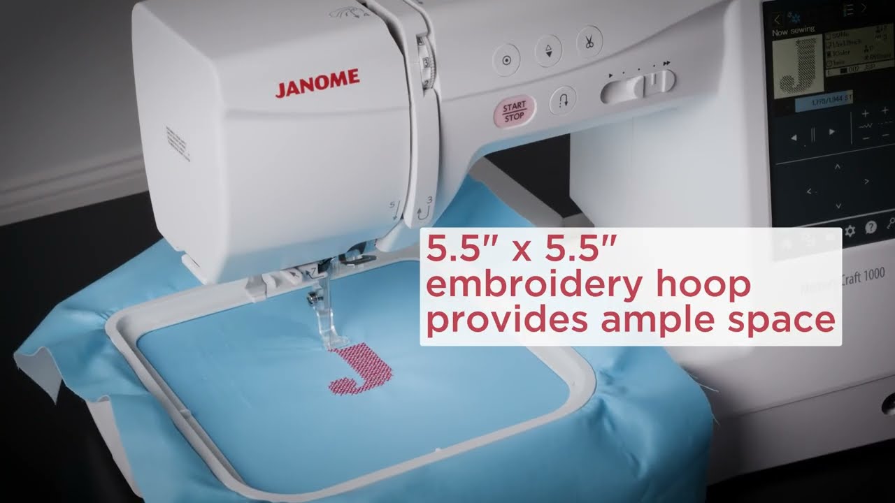 Janome Memory Craft 1000 | Turn Simple Projects Into Something Extraordinary