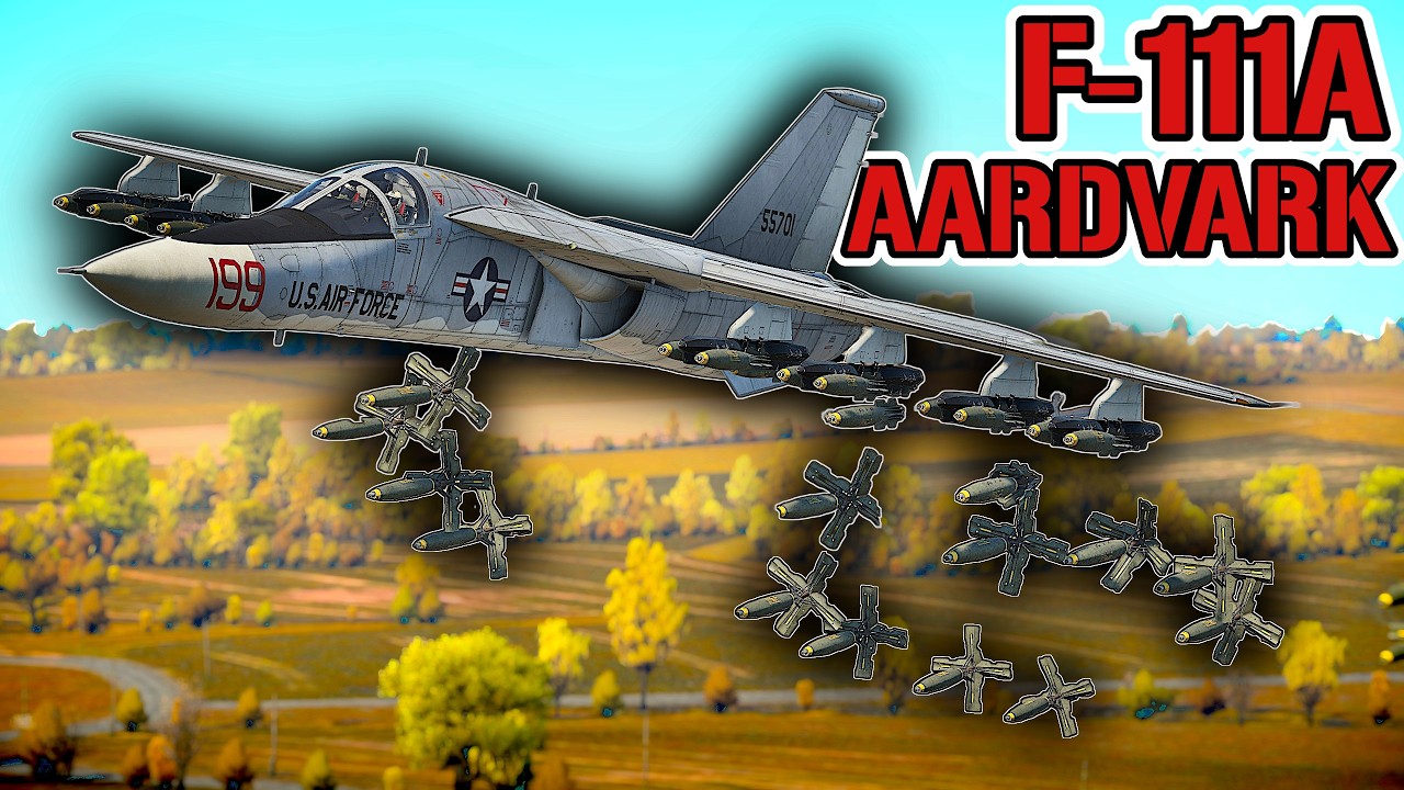 Gegnerteam zerstört im Bombenhagel!!  F-111A Aardvark  | War Thunder