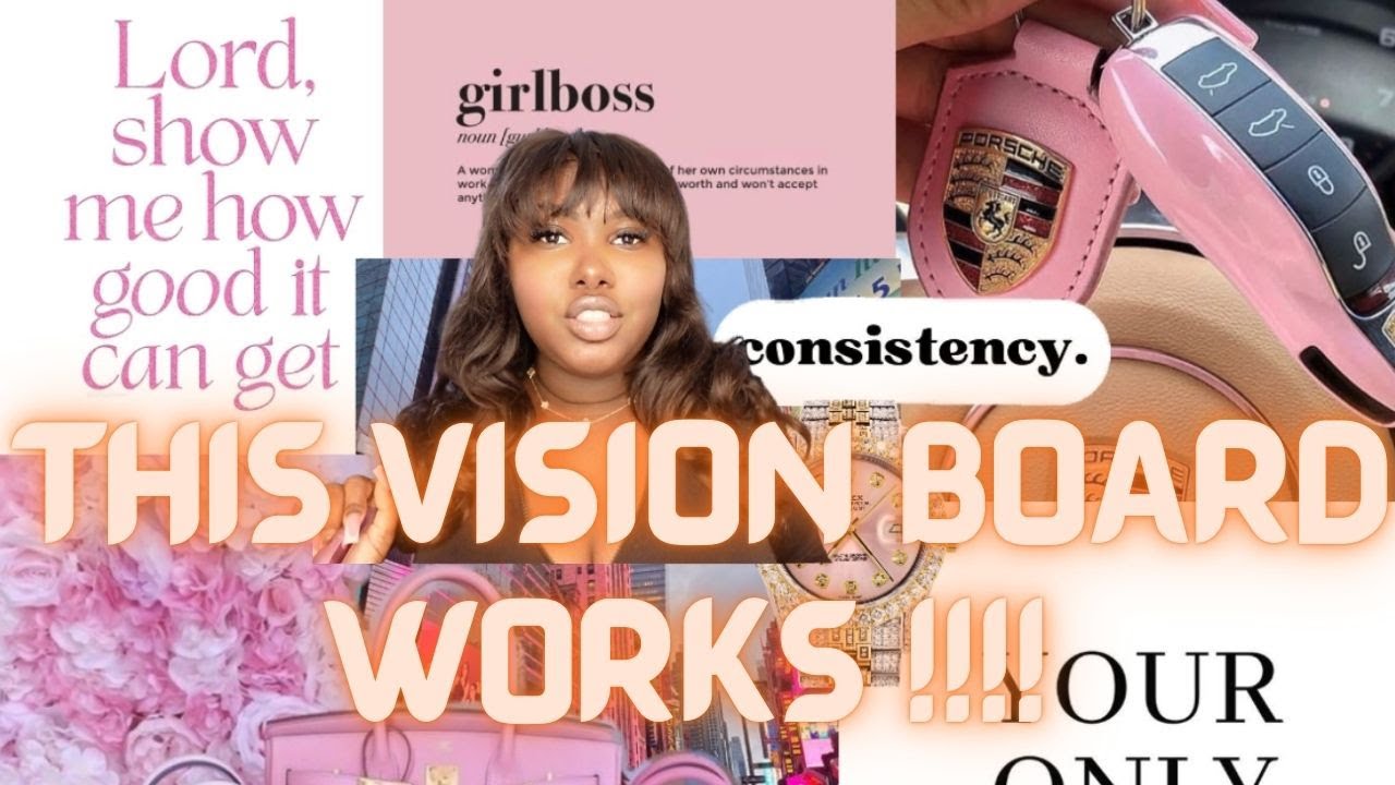 Do this !!!!   This Vision Board Works! 🎀