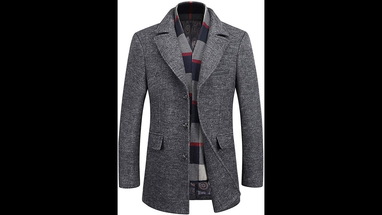 WULFUL Slim Fit Winter Business Jacket Review - Pros & Cons - Men's Wool Blend Winter Coat