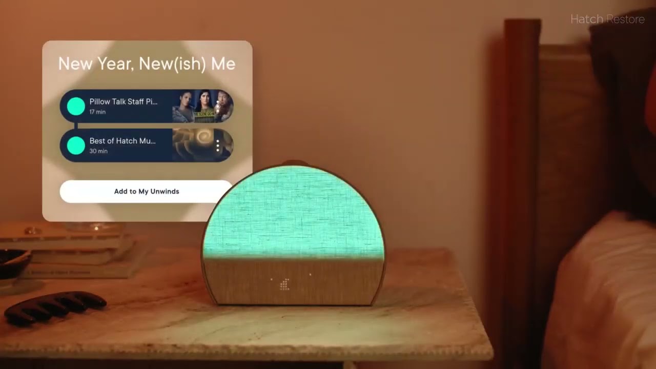 Hatch Restore 3 Sunrise Alarm Clock,Sound Machine, Smart Light,White Noise,Screen-Free Sleep Routine