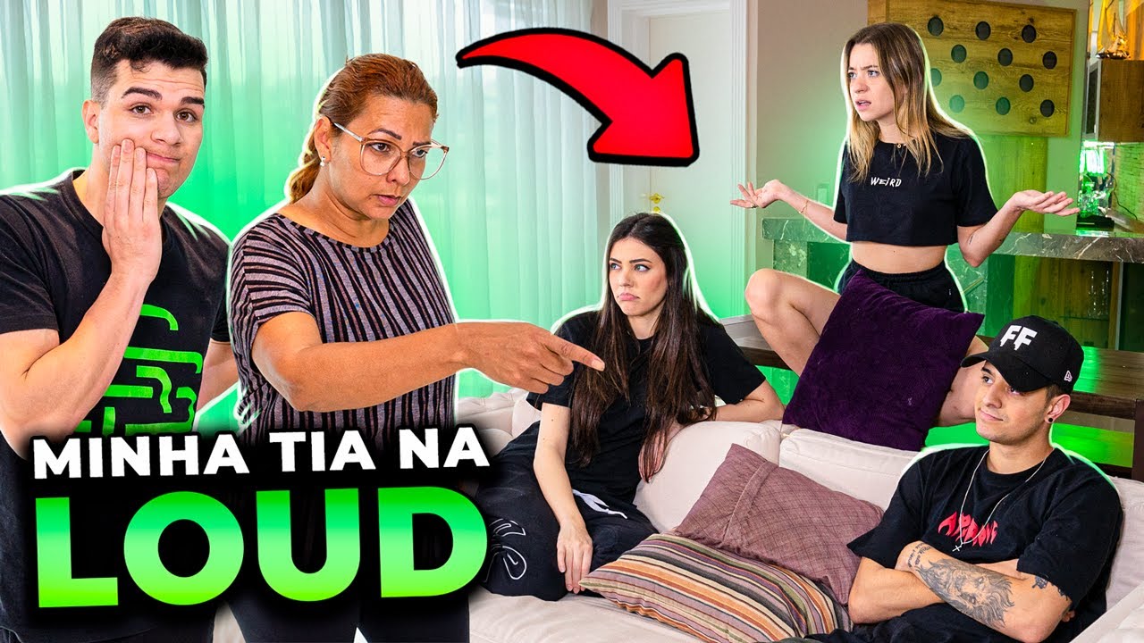 DEU RUIM?! MINHA TIA BRIGOU FEIO COM TODOS DA LOUD!!