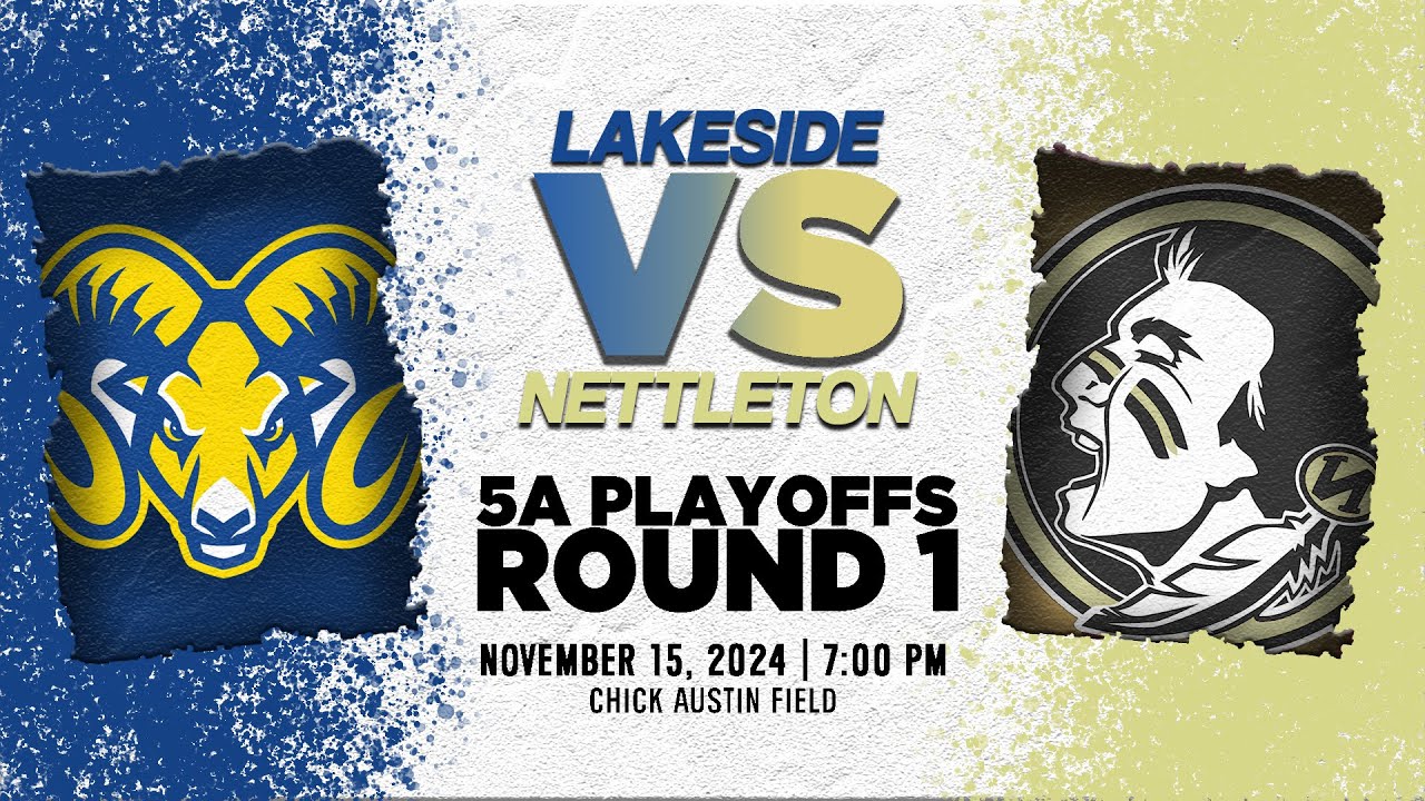 Lakeside Rams vs Nettleton Raiders | 2024 5A State Football Playoffs | Round 1