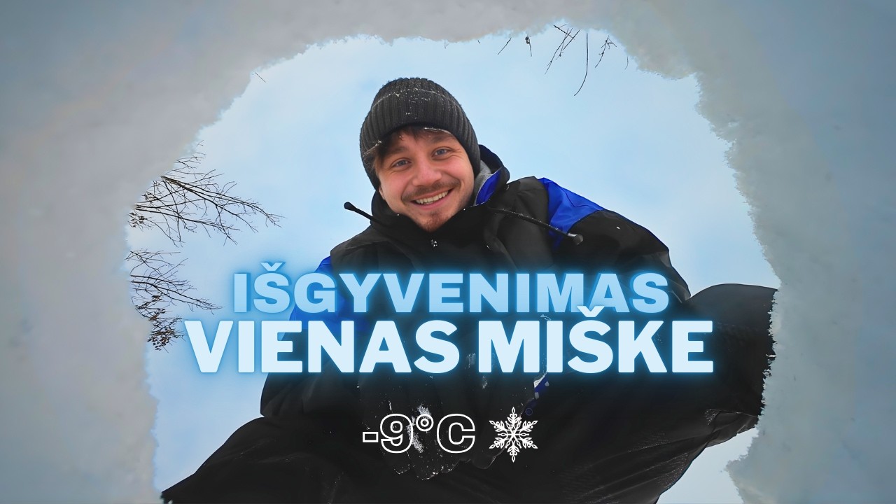 Solo dienelė miške: Pagaliau ramybė ( -9 °C )