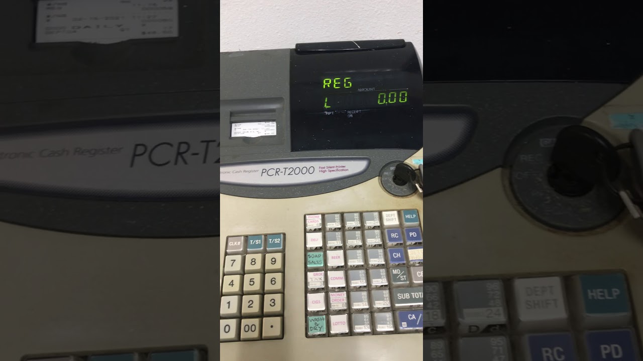 Como poner fecha y hora en registradora casio
