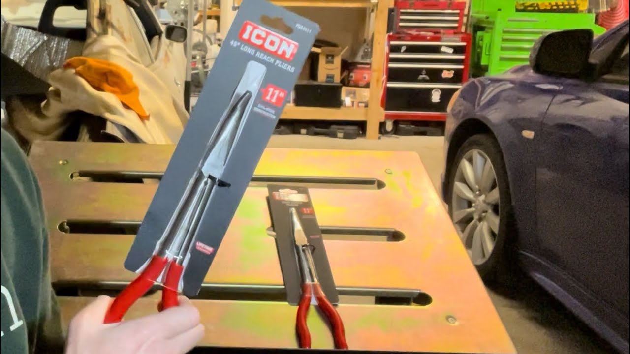 Harbor Freight Icon Long Reach Pliers Unboxing and Review