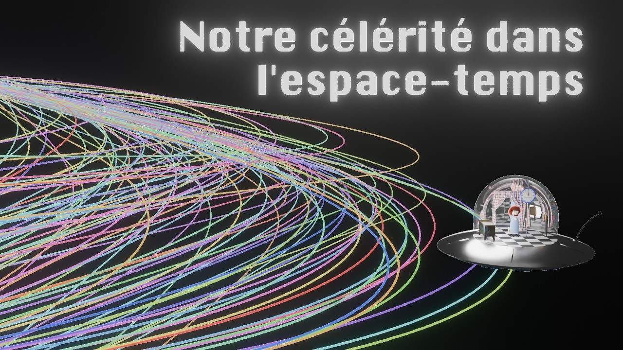 Notre célérité dans l'espace-temps