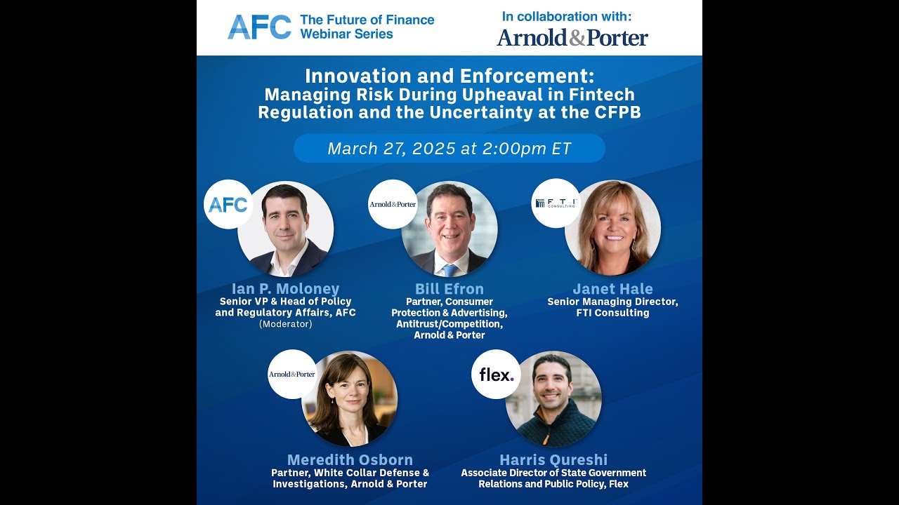 The Future of Finance Webinar Series | Innovation and Enforcement: Managing Risk During Upheaval