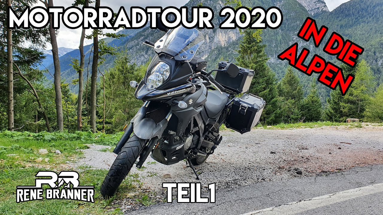 Meine erste Motorradreise in die Alpen - Unterwegs mit der Suzuki V-Strom 650 - Teil1