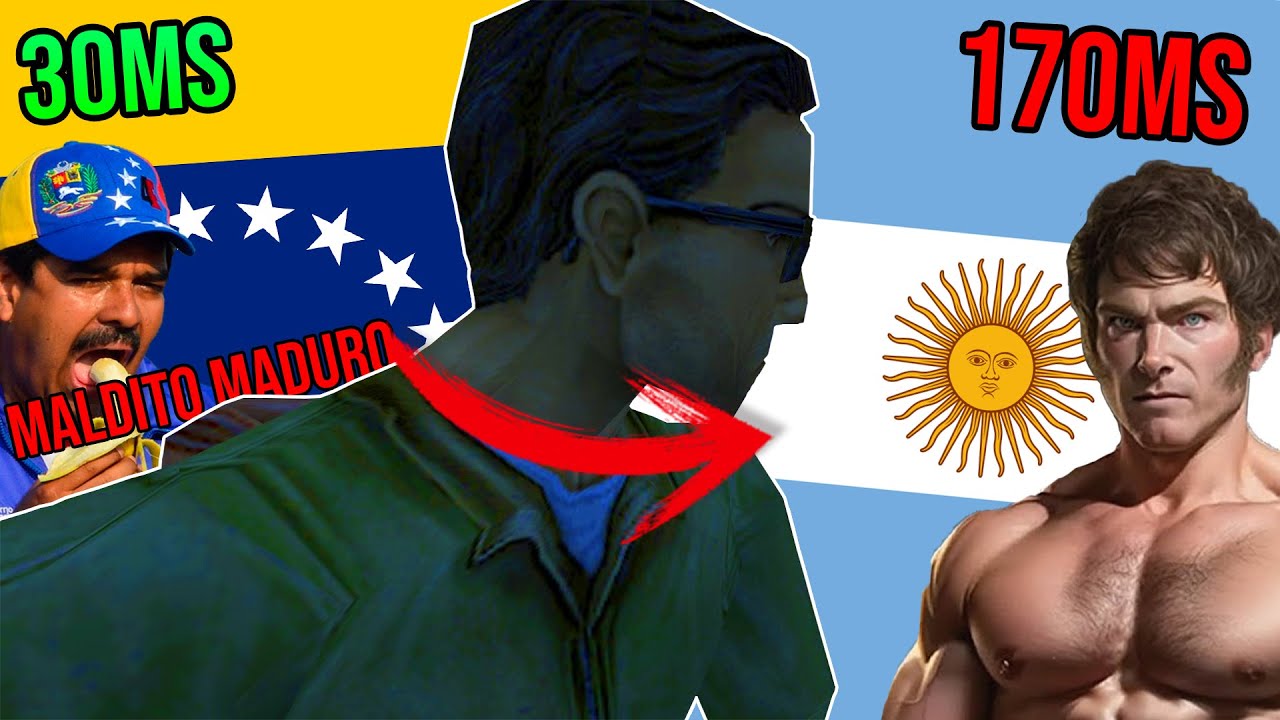 VENEZOLANO juega CS 1.6 en ARGENTINA *carreo el sv*