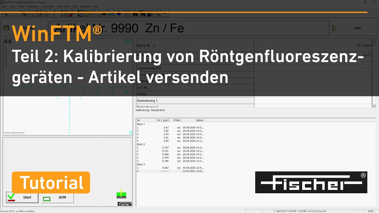 Kalibrieren Röntgenfluoreszenzmessgeräte: Artikel versenden Teil 2 | FISCHERSCOPE® X-RAY | Fischer