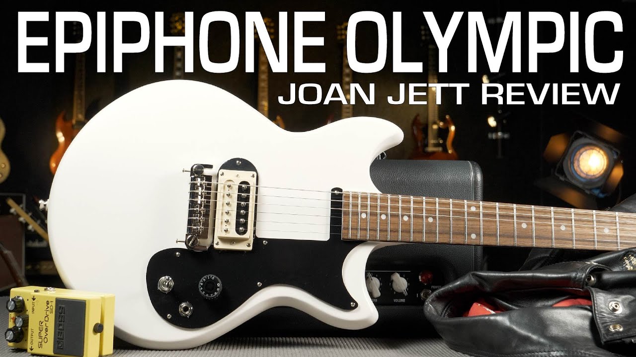 Epiphone Olympic Special Joan Jett - Signature Guitar Review - We Love Rock n Roll!