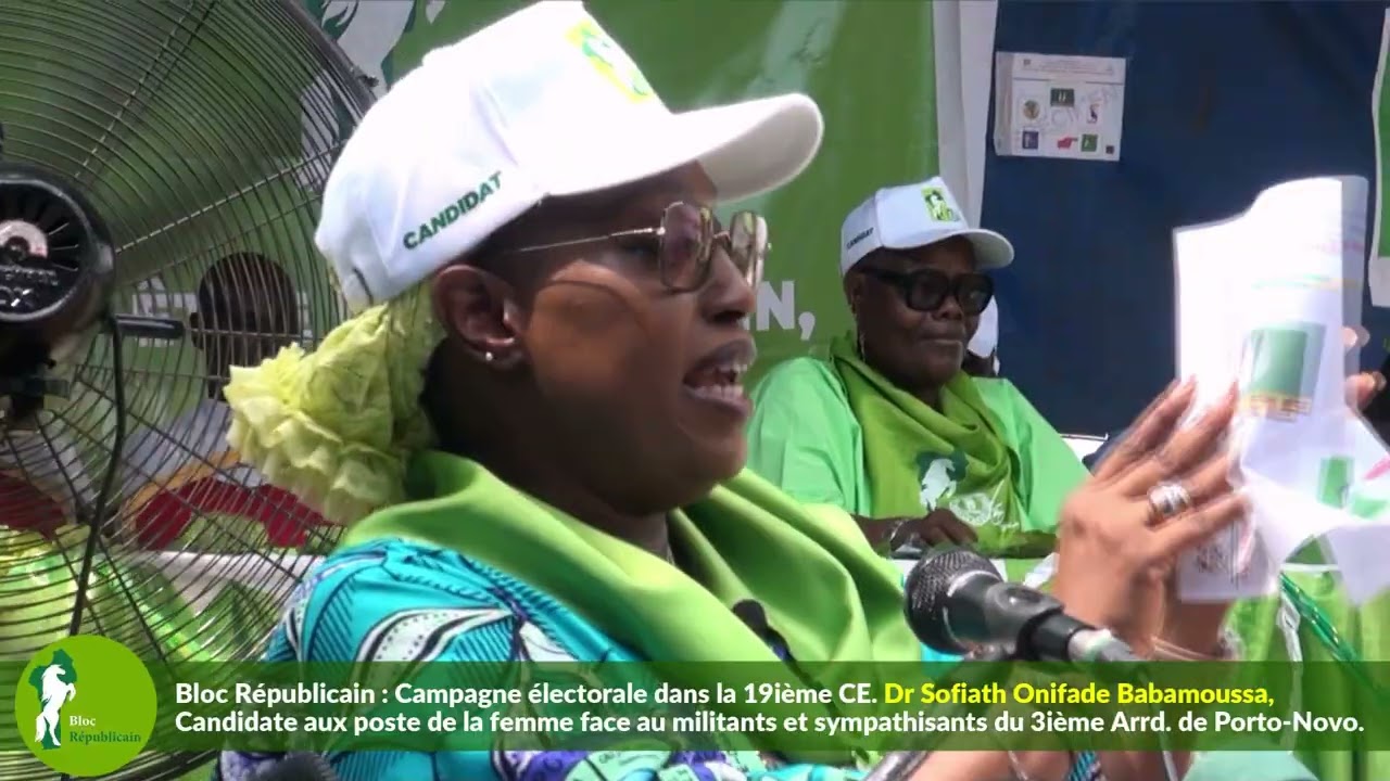 BR: Dr Sofiath O. BABAMOUSSA, face aux militants sympathisants du 3è arrd. de P/N