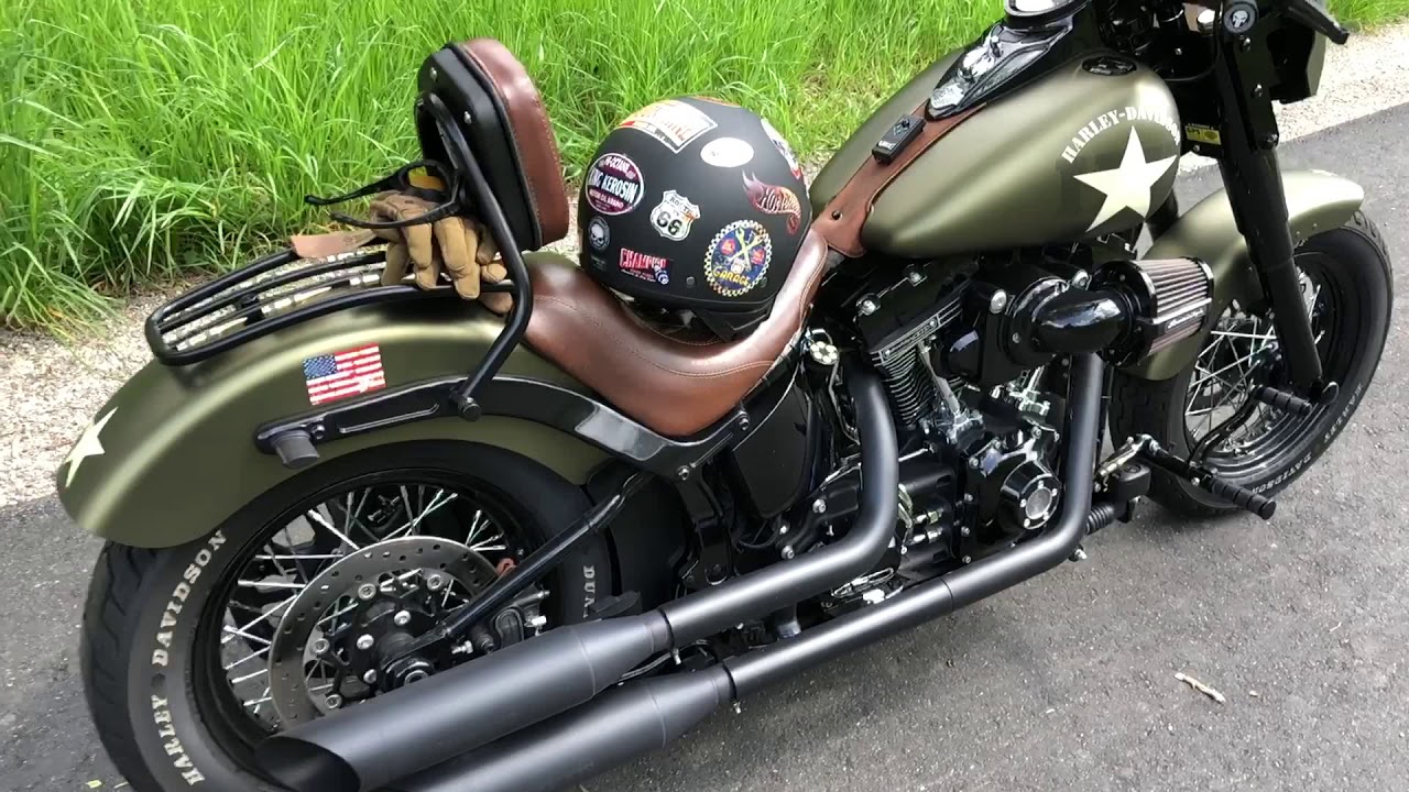Harley Davidson Slim S:Walk around 2019.   #harleydavidson #softail #harley