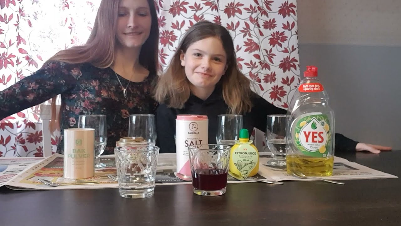 Experiment f&ouml;r barn ( R&ouml;dk&aring;lsindikator, experiment med r&ouml;dk&aring;l )