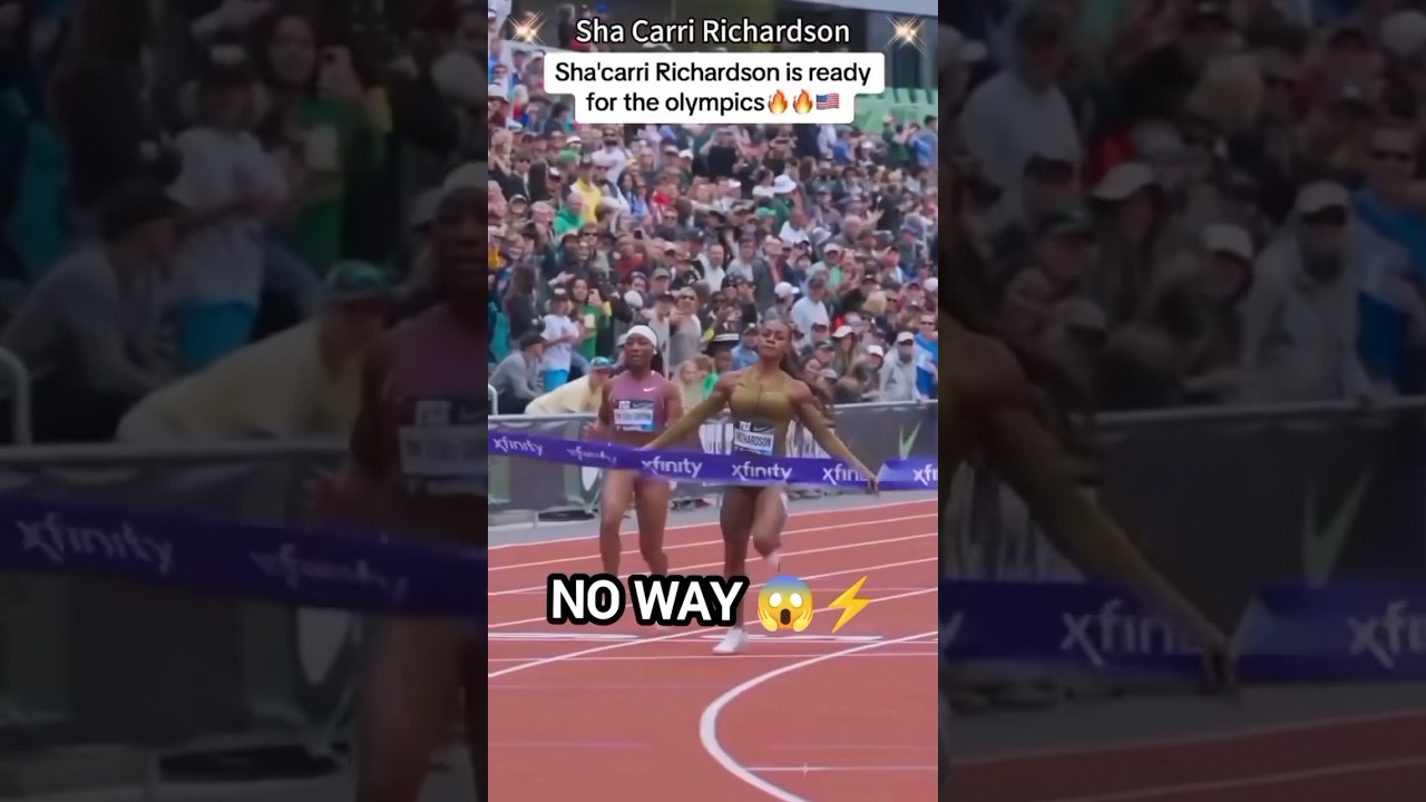 Childhood and Adulthood: US Flash Sha Carri Richardson Winning World Championship 