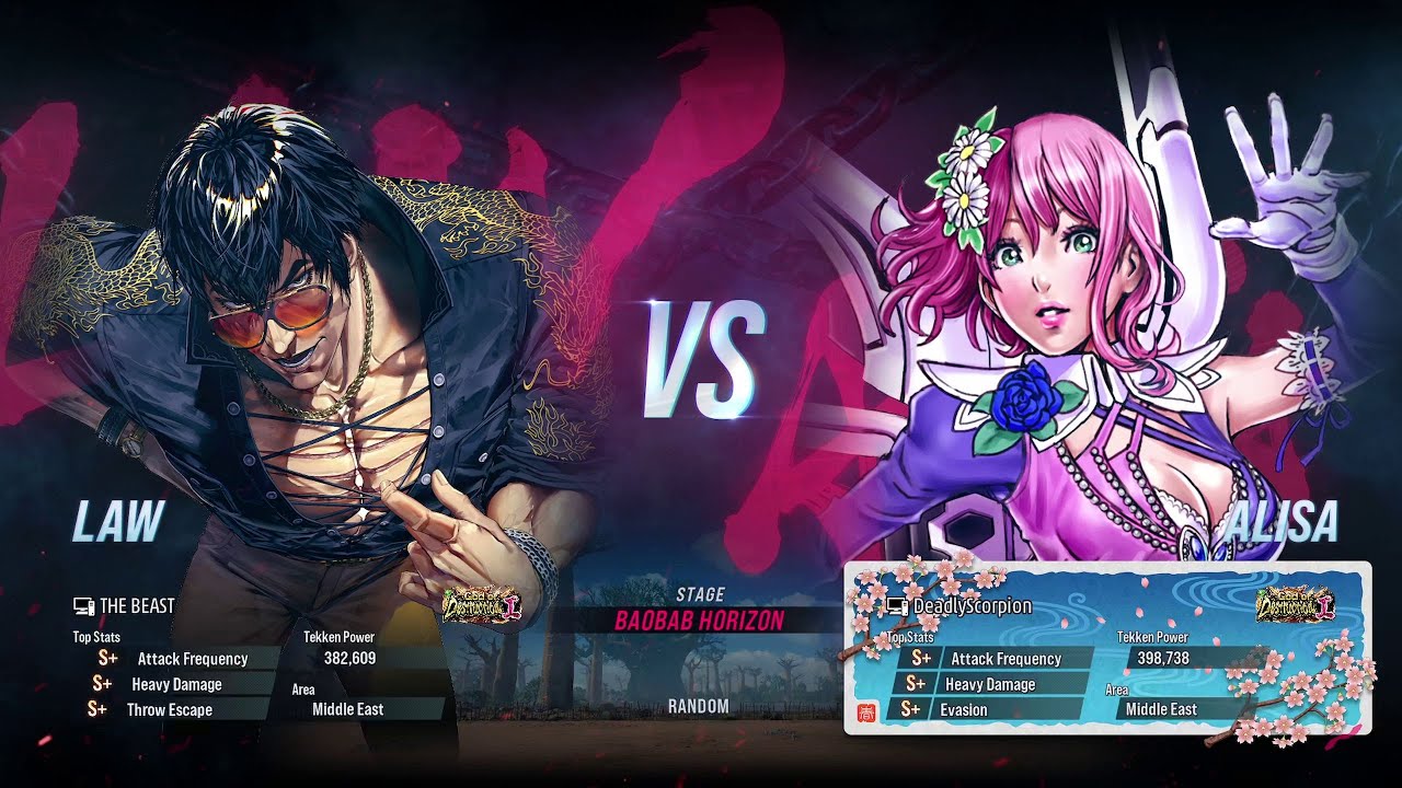 BSK (Law) VS Deadly Scorpion (Alisa) Tekken 8 Ranked