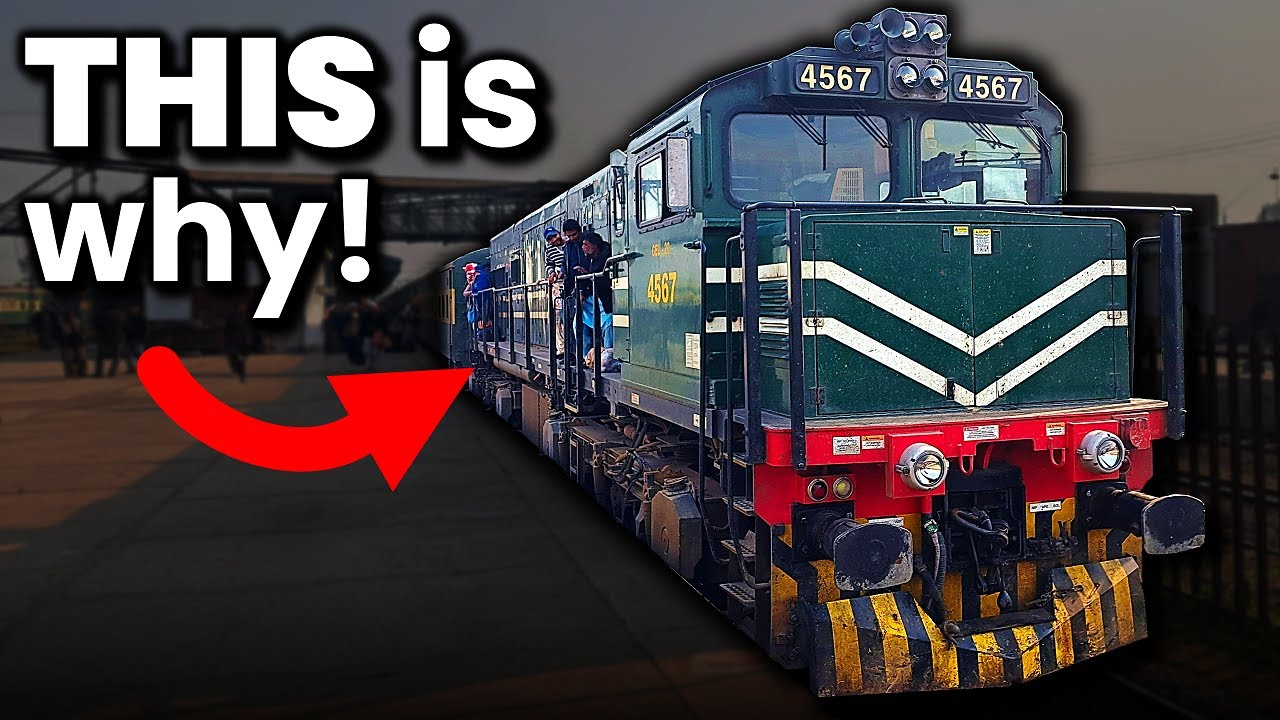Foreigners don’t use this train in Pakistan...