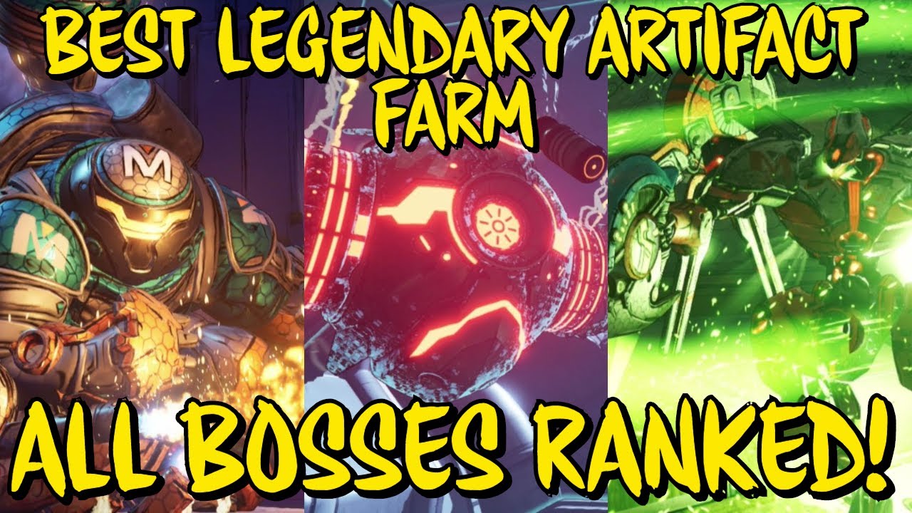 Borderlands 3 Best LEGENDARY ARTIFACT Farm! ALL Borderlands 3 Bosses Ranked