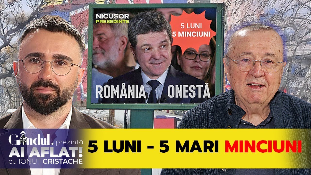 Ion Cristoiu - Nicușor Dan ne SFIDEAZĂ pe toți! | Ai Aflat! Cu Ionuț Cristache