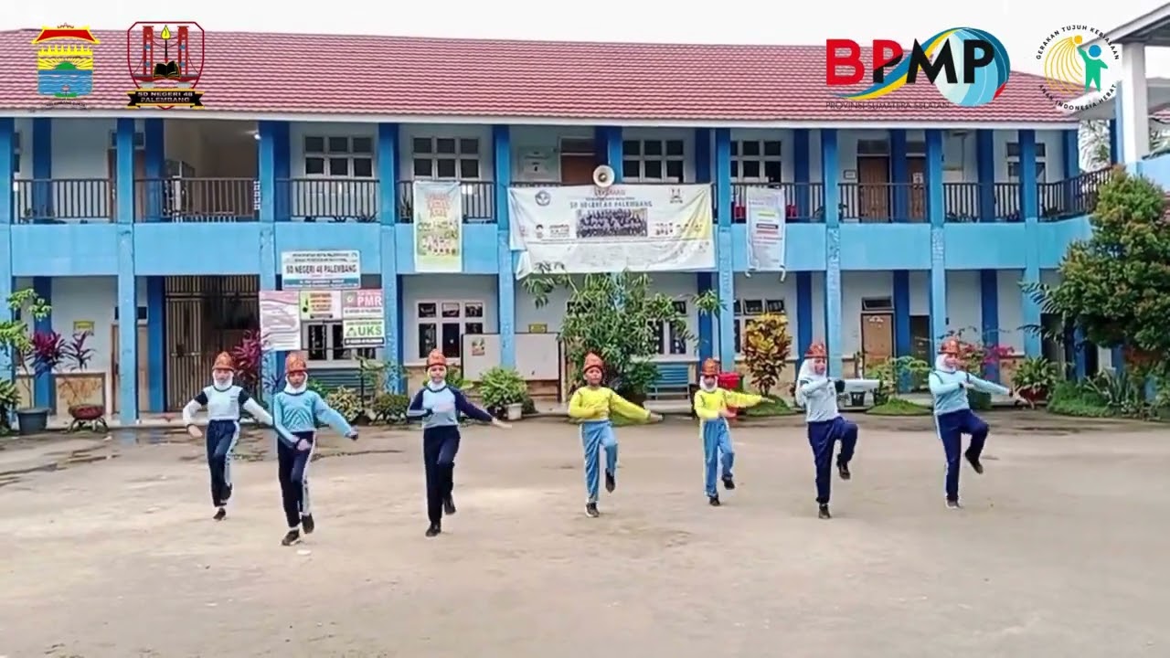 Lomba Senam Anak Indonesia Hebat 2025_SDN 48_ Palembang