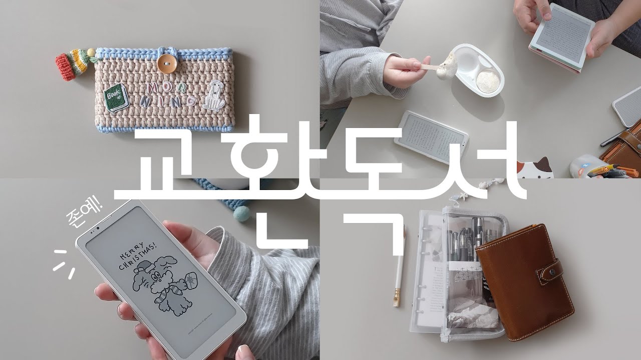 빵빵 터지는 실시간 교환독서 | 존예다...! 빅미 하이브레이크 프로(e-ink 스마트폰) | 독서 브이로그 |